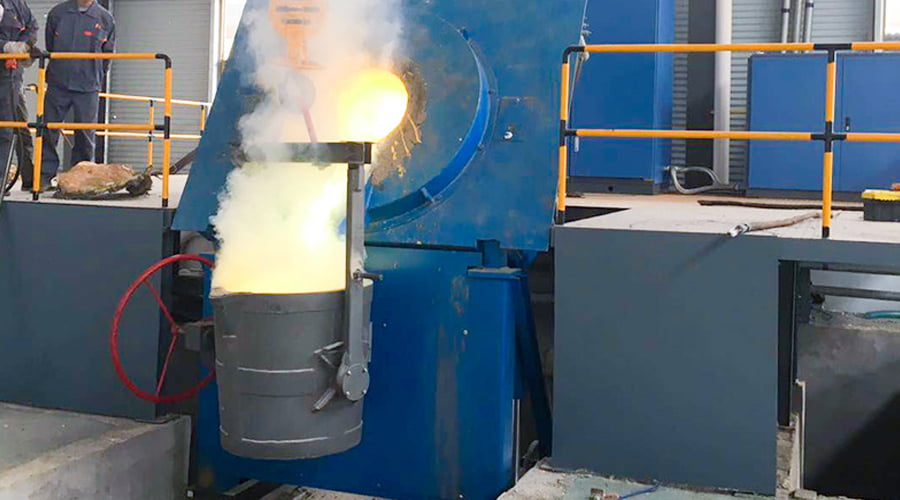 Copper Melting-Induction Furnace