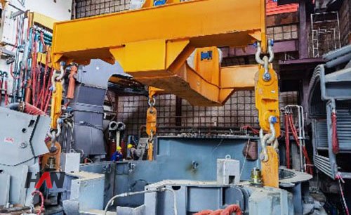Submerged Arc Furnace Lifting Tool for Shell Handling